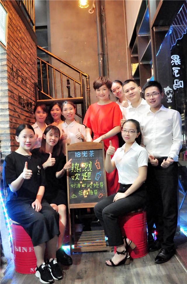 刘清学员伍同学成功开店案例饮品店