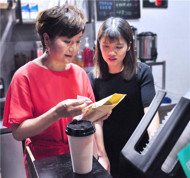 刘清学员伍同学成功开店案例饮品店